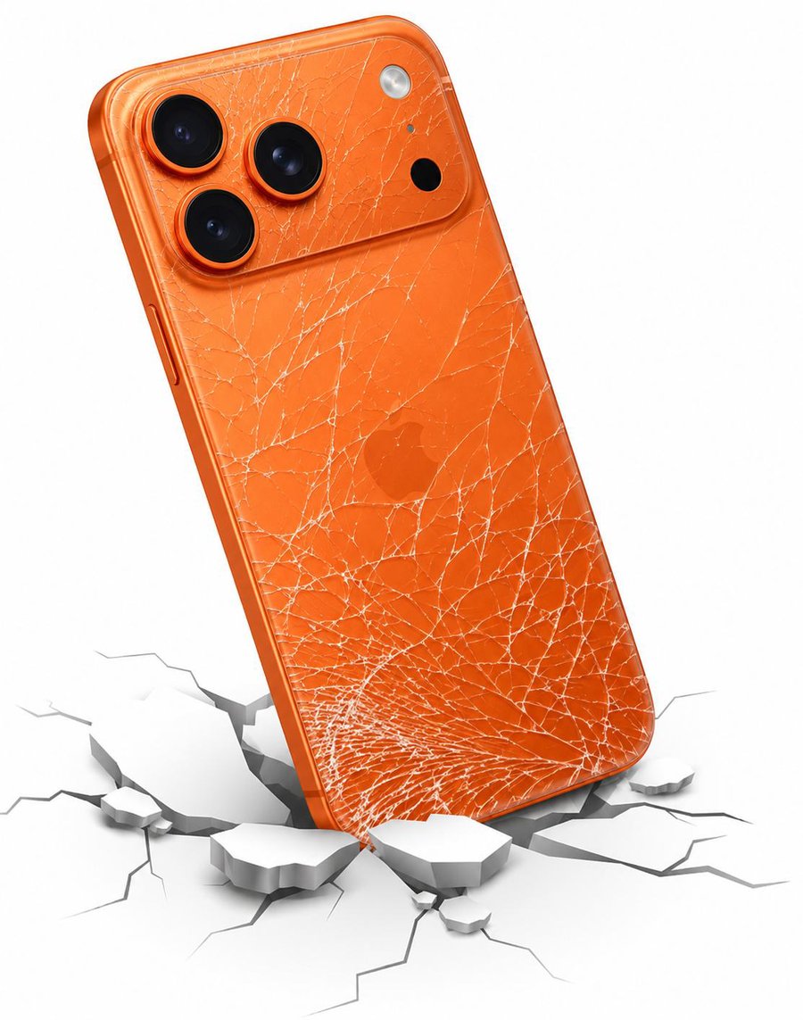 Cracked smartphone illustrating why repair beats replace